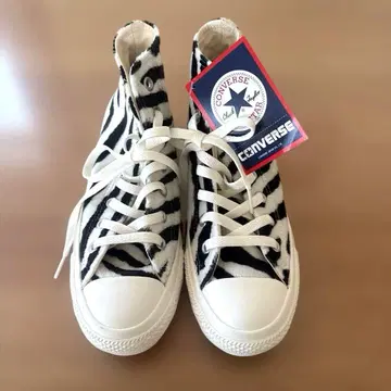 미사용 새상품 CONVERSE 컨버스 ALL STAR 제브라 퍼