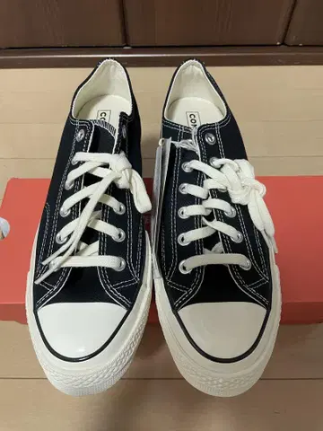 [ 미사용 새상품 ] 컨버스 ct70 로우 블랙 26.5cm