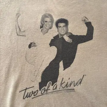 구제 빈티지 Two of a Kind 티셔츠