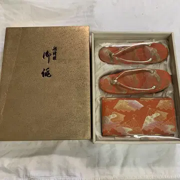 쇼와 레트로 고급 관혼상제 일본 의류 일본풍 패턴 백 조리 2세트