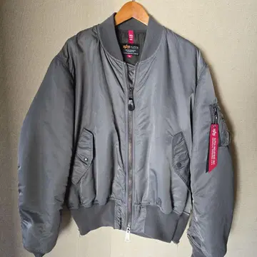 ALPHA MONKEY TIME SIDE ZIP MA-1 그레이 2XL