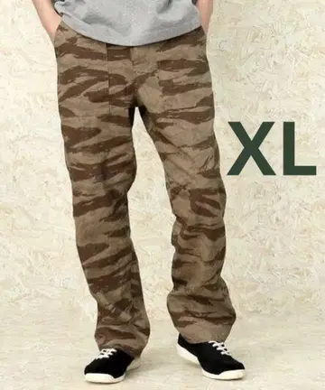 HOUSTON 베이커 팬츠 XL 퍼티그 타이거 카모
