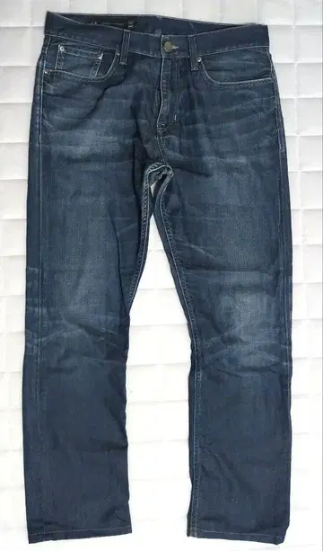 ARMANI EXCHAGE 스트레이트 데님 다크 블루