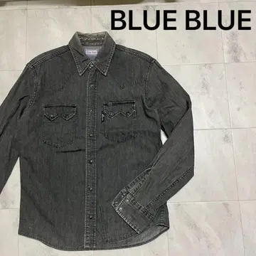 BLUE BLUE 블루블루 웨스턴 셔츠 데님 셔츠 긴팔 셔츠