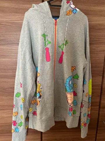 토이 스토리 캐릭터 후드티 그레이 XL