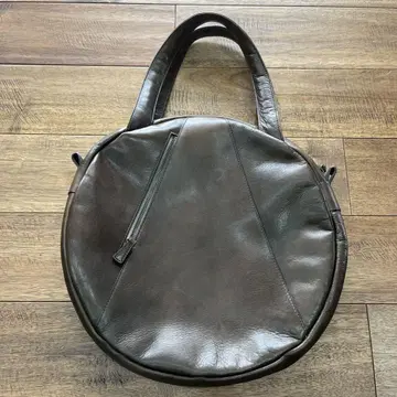 B.stuff 비스타프 원형 가죽 토트백
