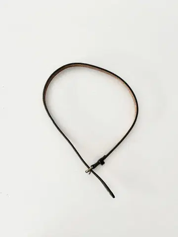 MASTER&Co NUMBERING BELT 가죽 벨트 블랙