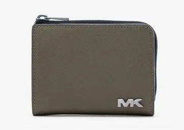 MK 이단 접이식 지갑 올리브 그린