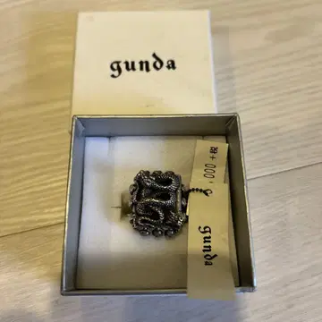 gunda 925 실버 스네이크 반지