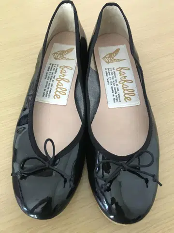 파르팔레 발레 슈즈 38 일본제 블랙