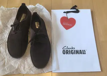 Clarks Originals 다크 브라운 디저트 런던