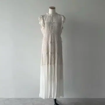 [ COCO DEAL ] 개더 드로스트 티어드 원피스