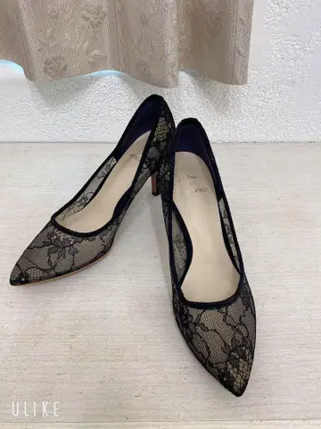 Sai Vogue 블랙 레이스 펌프스