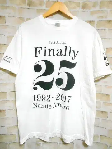 아무로 나미에 Finally 25 셔츠
