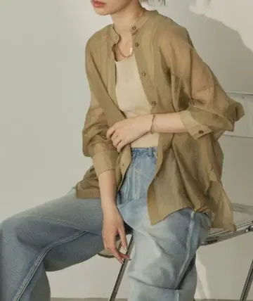 hunch 시어 셔츠 카키 FREE 사이즈