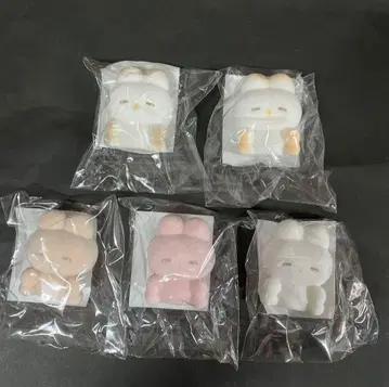 토끼 네무짱 플로키 소프트 비닐 피규어 마스코트 전 5종 세트