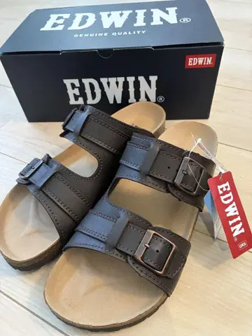 EDWIN 샌들 27.0cm BROWN