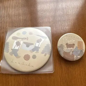 토비마츠 쇼이치로 종이 박람회 손거울 & 캔뱃지