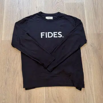 FIDES 블랙 롱T셔츠 M