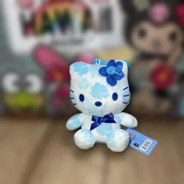 새상품 하와이 ABC Store 한정판 키티 하이비스커스 봉제 인형 키링