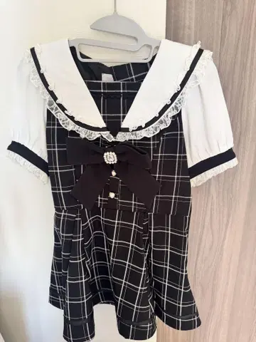 리즈리사 반팔 세일러 카라 셋업 블랙 양산 지뢰