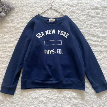 Sea New York/씨 뉴욕 로고 맨투맨 네이비 사이즈 S
