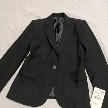 새상품 ZARA 노카라 자켓 블랙 38