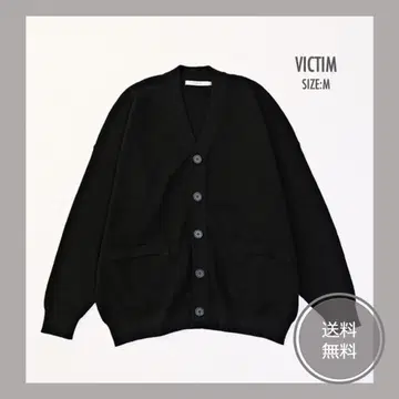 VICTIM 가디건 블랙 M 사이즈