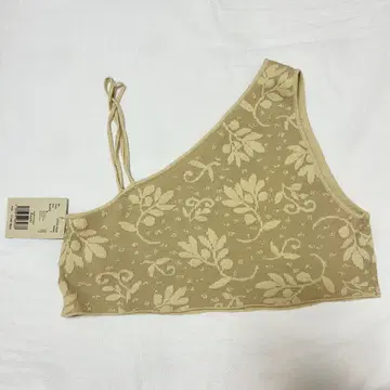 Eaphi one shoulder leaf bustier