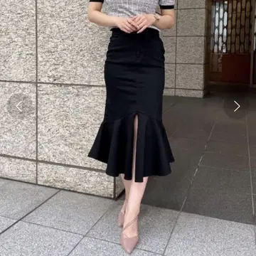 ROYAL PARTY 데님 머메이드 스커트