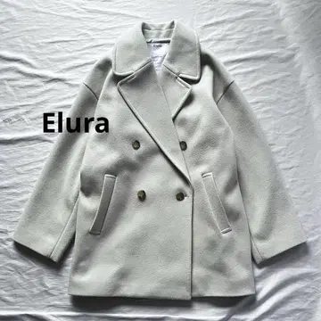 엘루라 경량 리치 P 코트 루즈핏 Elura 아우터 울 코트