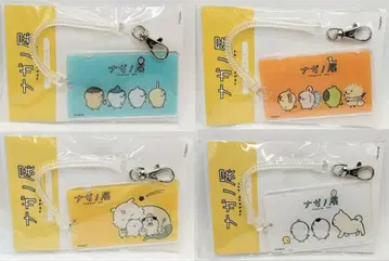 치이카와 나가노전 IC 카드 케이스 BL+OR+메인 비주얼+WH