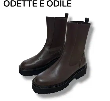 ODETTE E ODILE 브라운 사이드 고어 부츠