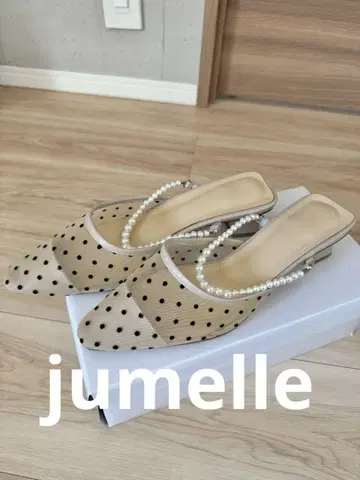 jumelle 도트 펄 펌프스 23.5cm 샌들 후미아미