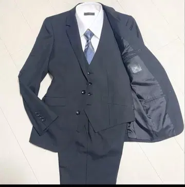 정장 셀렉트 셋업 쓰리피스 섀도우 체크 블랙 Y4 S 사이즈