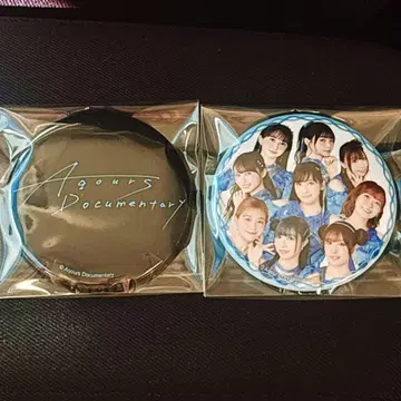 Aqours 영화 다큐멘터리 캔뱃지 집합 로고