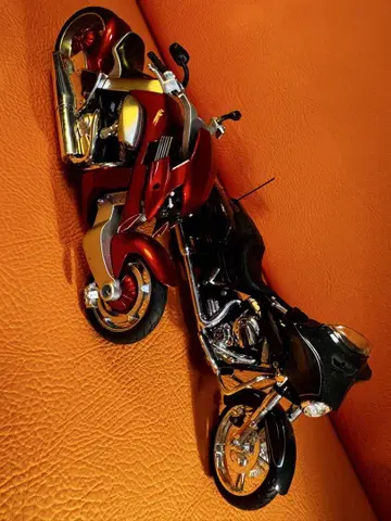 최종 가격 오토바이 미니카 2대 세트