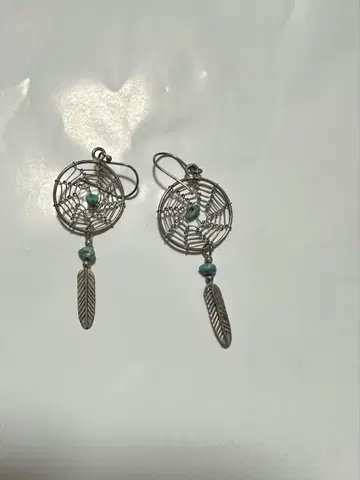 goa 실버 드림 캐처 귀걸이
