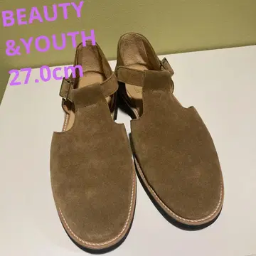 BEAUTY&YOUTH 뷰티 앤 유스 스웨이드 샌들 27.0cm