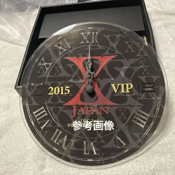 X JAPAN 2015 VIP 혜택 유리제 시계