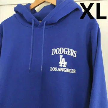다저스 후드티 맨투맨 풀오버 트레이닝복 블루 LL