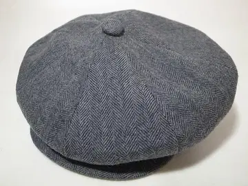 USA제 뉴욕 햇 Herringbone Newsboy 그레이 L 새상품
