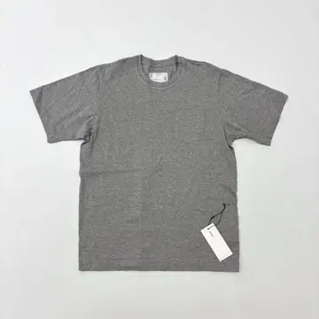 SACAI 크루넥 포켓 티셔츠 TEE 그레이 계열 사이즈 2