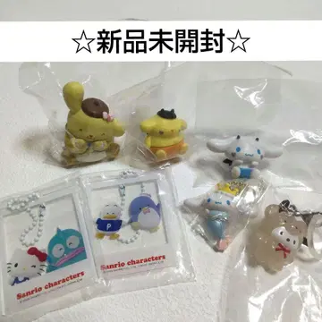 산리오 캐릭터즈 마스코트 스트랩 묶음 판매 미개봉 새상품