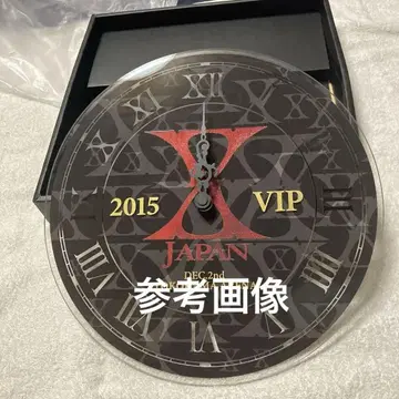 X JAPAN 2015 VIP 혜택 유리제 시계