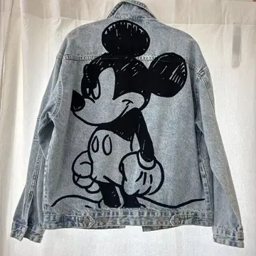 Bershka 미키마우스 데님 자켓 S 빅