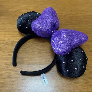 디즈니 머리띠 미니 할로윈 보라색