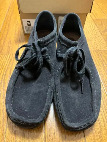 블랙 스웨이드 모카신 신발