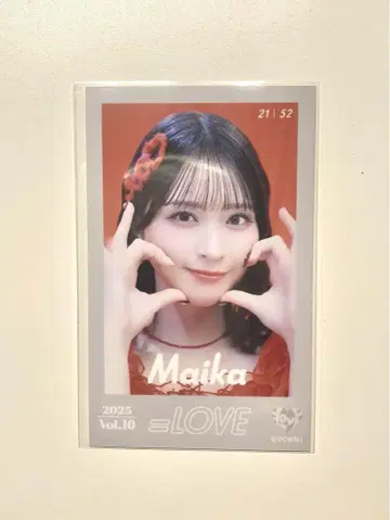 =LOVE 이코러브 미니 포토 카드 Vol.10 사사키 마이카