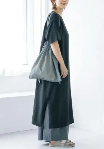 숨겨진 포켓이 달린 메쉬 복조리 토트 북유럽 생활 잡화점 OURHOME